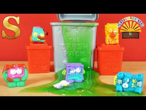 EKLIGE SCHLEIM MÜLLTONNE MIT SCHLEIM ZOMBIES - Trash Pack Monster -  deutsch