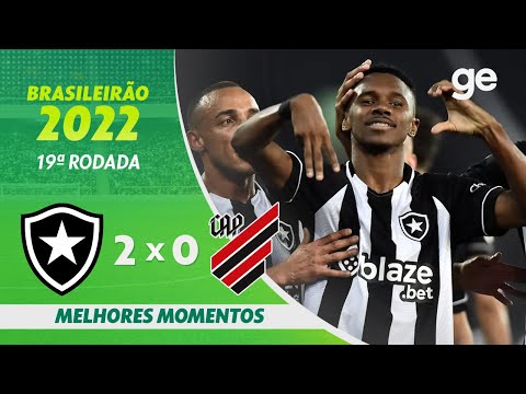 Gols e lances de Botafogo x Athletico Paranaense