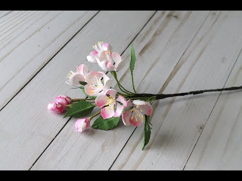 Apple Blossom Paper Flower Making by Archana Joshi