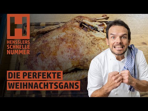 Quick and easy recipe for the perfect Christmas goose by Steffen Henssler