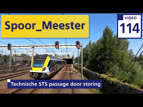 (4K) Railway Cabview Trein | Opeens is mijn groene sein ROOD!! Sta ik op tijd stil?? #ROODSEIN (114)