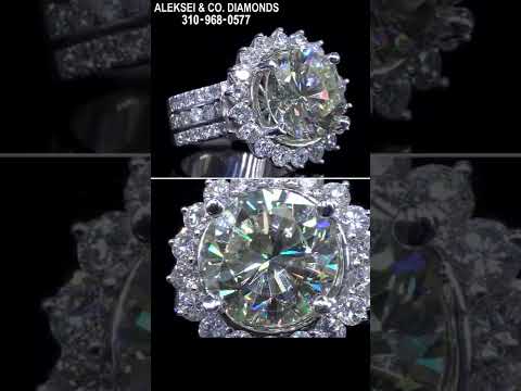 Viên kim cương 10 carat GIA certificate| Diamond ring - Lâm Triệu Vỹ #shorts