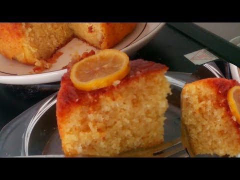 The BEST Semolina cake with lemon syrup (Mauritian Maspin Greo)