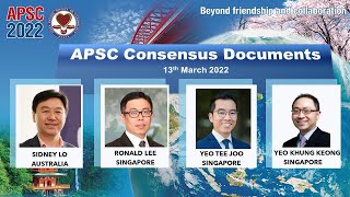 APSC 2022 - Consensus Documents
