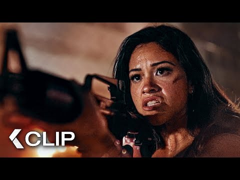 Gloria Uses Her AR 15 Training to Save Suzu - MISS BALA Clip | Gina Rodriguez
