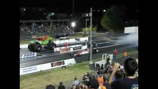 preview picture of video 'Thunder Jam 2012: Monster Truck vs. Jet Dragster'