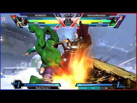 TNS UMvC3 #33 Irongod (Thor/Morrigan/Phoenix) vs General Reaction (Hulk/Sentinel/Haggar)