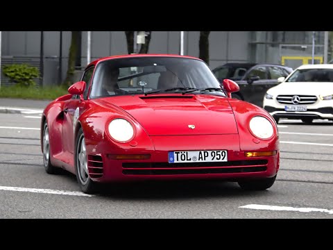 Porsche 959 S | Start Up + Acceleration + Details | Munich