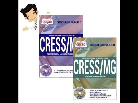 Apostilas Concurso CRESS-MG 2016 - Auxiliar Administrativo e Assistente Social