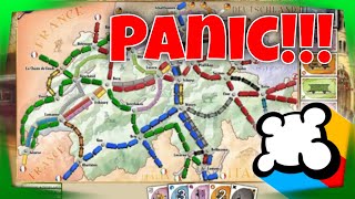 Ticket to Ride Switzerland - I Forgot He Could Draw Again!