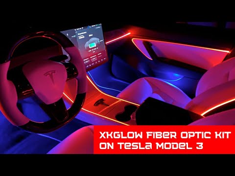 XKChrome Fiber Optic Kit on Tesla Model 3 ft. Gregory Chew | XKGLOW