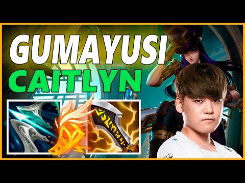 ⚡GUMAYUSI CAITLYN ADC GAMEPLAY⚡SEASON 12 LEAGUE OF LEGENDS