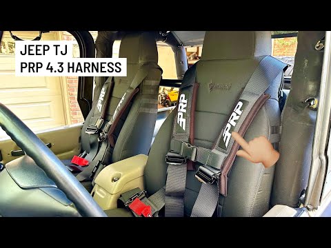 Jeep Wrangler TJ | PRP 4-Point Harnesses Install!