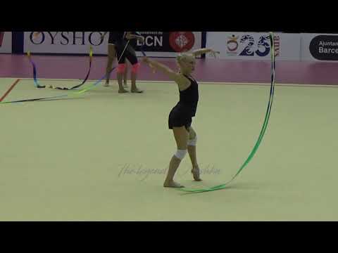 Kseniya MOUSTAFAEVA (FRA) ribbon - 2017 Trofeu de Barcelona trainings
