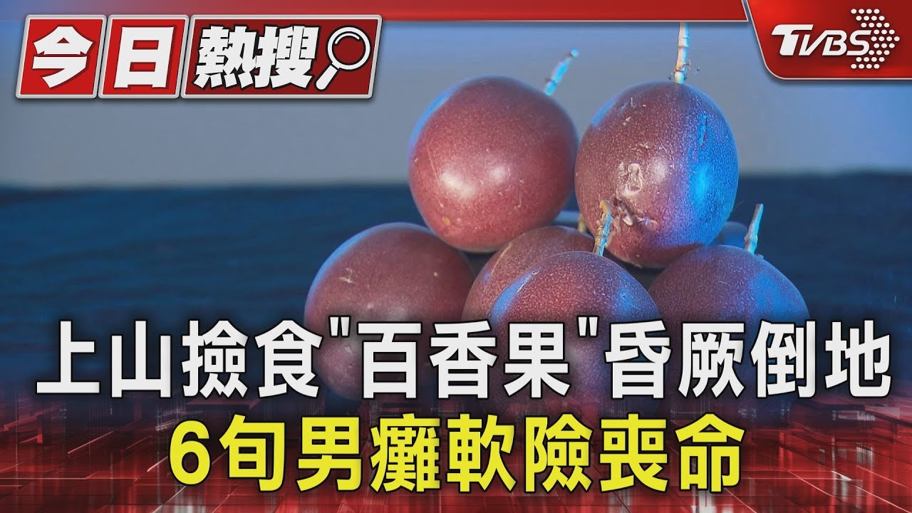 獨/上山撿食「百香果」昏厥倒地 6旬男癱軟險喪命