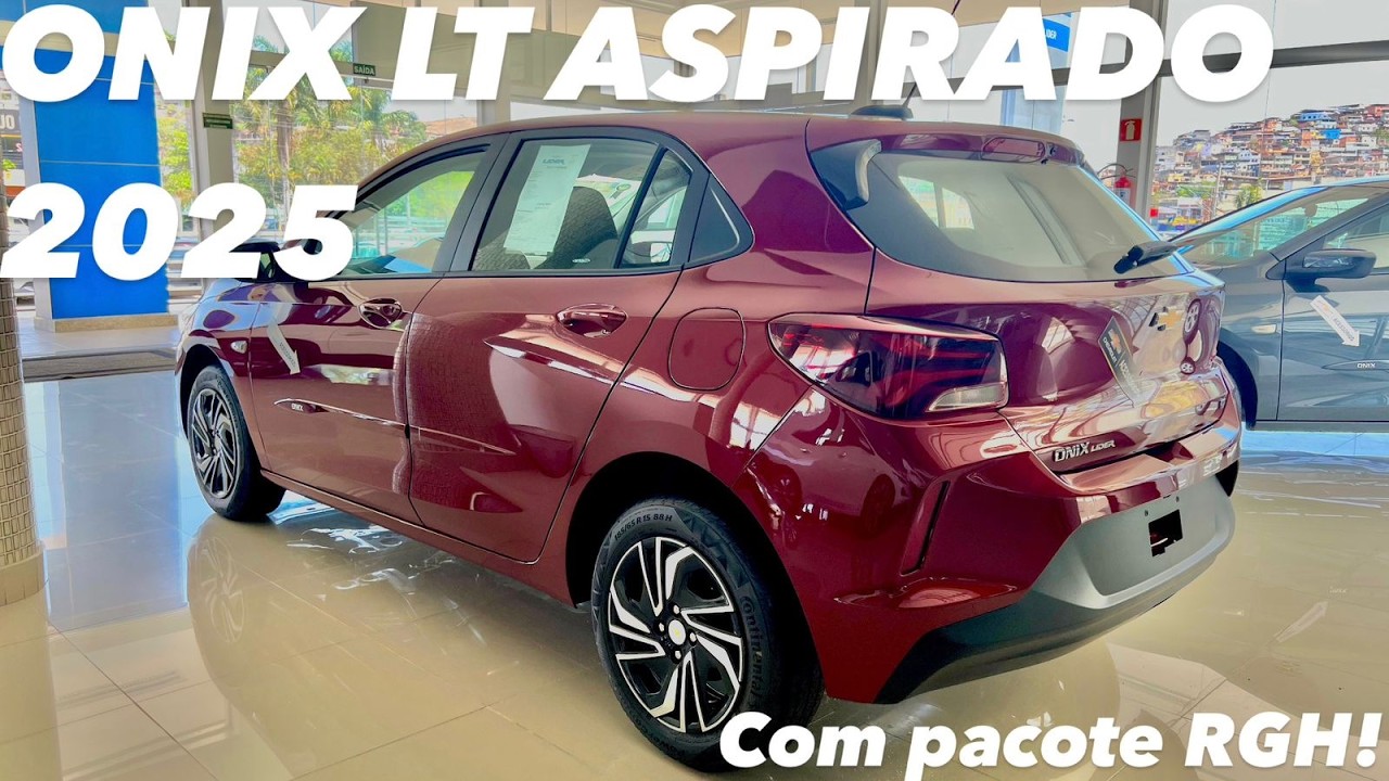 Avaliação Chevrolet Onix LT Aspirado RGH 2025 - Agora ainda mais barato!! (4K)