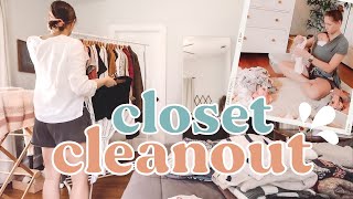 Closet Declutter, Baby Clothing Rotation, & SLEEP PROGRESS  - Week In The Life With a Newborn VLOG