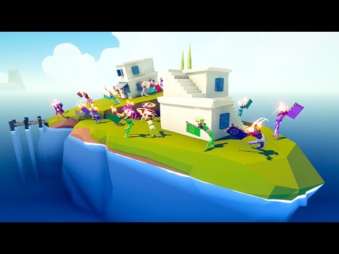 BOXER TEAM BATTLE ROYALE from the small island 🤛 🤜| Totally Accurate Battle Simulator TABS