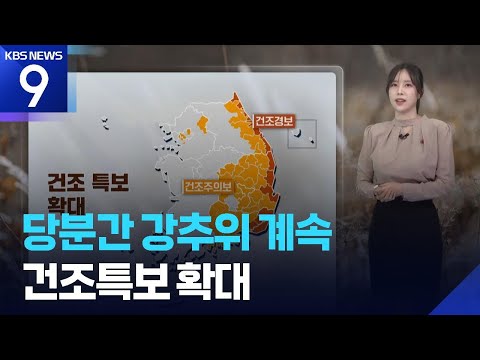 [날씨] 당분간 강추위 계속…건조특보 확대 / KBS  2026.01.25.