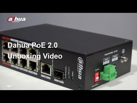 Šakotuvas PRAMONINIS SWITCH'AS POE PFS3010-8GT-96-V2 8 PRIEVADŲ DAHUA video