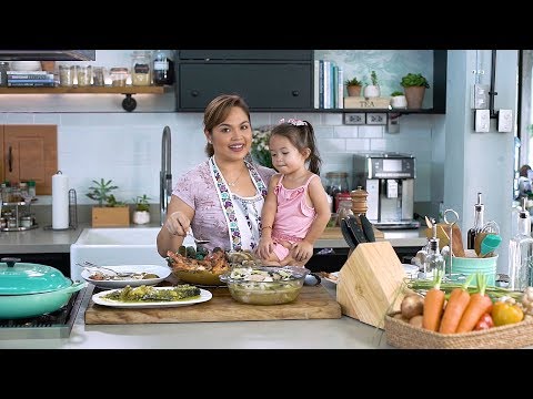 [Judy Ann's Kitchen 6]  Ep 1: My Pinoy Favorites - Binakol, Seafood Kare Kare, Tilapia
