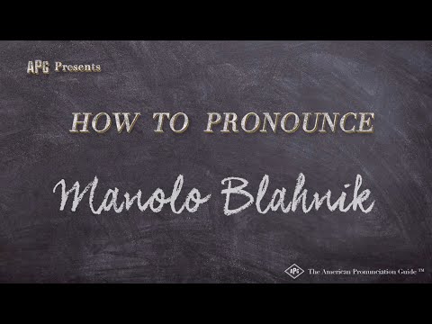 How to Pronounce Manolo Blahnik (Real Life Examples!)
