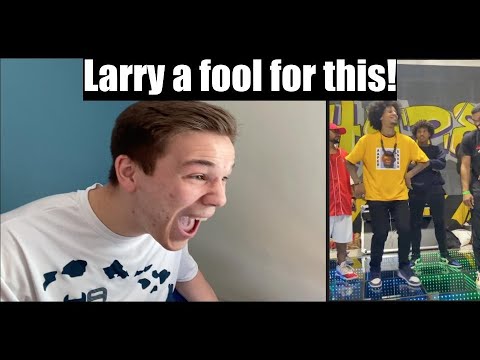 LES TWINS | LARRY FREESTYLE TO MISSY ELIOT - WORK IT (IN DUBAI) || Reaction!