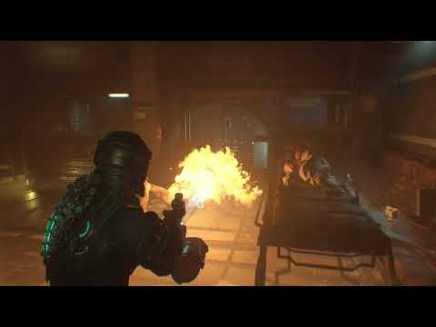Dead Space Remake - Chapter 5 Head To Broadcast: Kill Wall Guardian, Dr Mercer Audio Log Gameplay