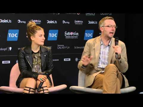 ESCKAZ in Copenhagen: Molly Smitten-Downes (UK) press-conference