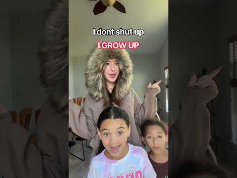 WE DONT SHUT UP, we GROW up! #sister #daughter #relatable #goofs