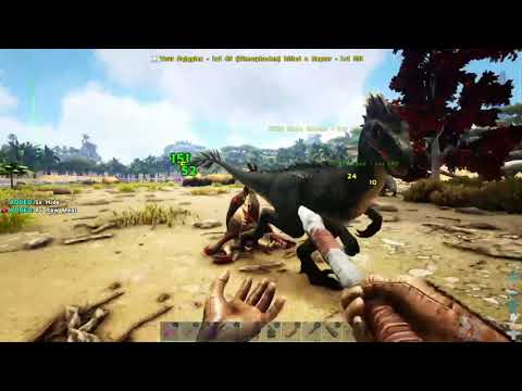 ARK Kaprosuchus Stole My Raptor!!