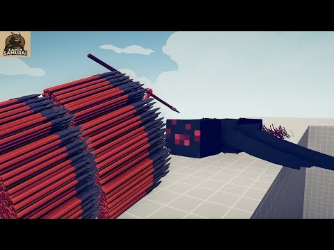 Small Size MINECRAFT SPIDER Army vs Every God | Tabs Simulator