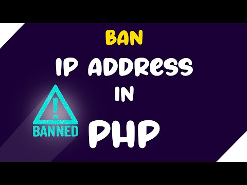 PHP how to Ban IP Address after several login attempts source code | Quick programming tutorial