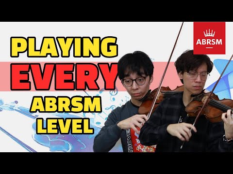 プロのヴァイオリニストがABRSMグレードを通して演奏する (Professional Violinists Play Through ABRSM Grades)
