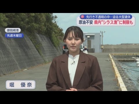 YouTube Video 「水揚げ増を期待してたのに…」　先の見えない中東情勢に今が旬のシラス漁もダメージ　漁は週6から週2に制限　静岡・御前崎市　