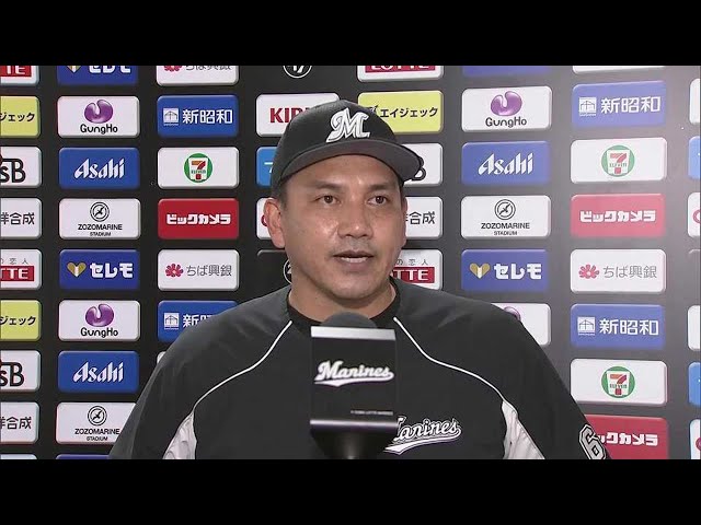 8月25日 マリーンズ・井口資仁監督 試合後インタビュー