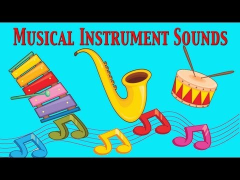 Musical Instruments Sounds For Kids ★ Part 2 ★ learn - school - preschool - kindergarten