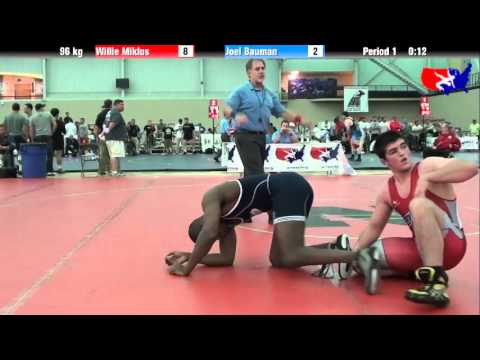 Willie Miklus vs. Joel Bauman at 2013 ASICS University Nationals - FS