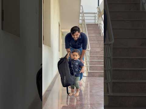 Cute daughter of father