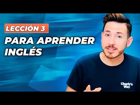 LECCIÓN 3 para aprender INGLÉS