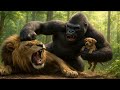 Epic Battle Kong Saves Puppy From The Lion King Kong Movie Bigfoot Movie