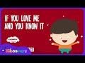 If You Love Me and You Know It Lyric Video - The Kiboomers Valentine's Day Songs for Preschoolers