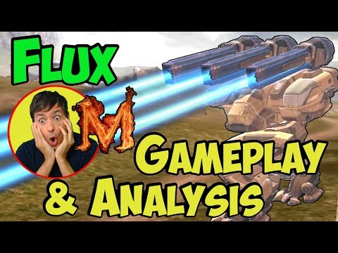 War Robots Test Server New Weapon Flux Gameplay & Analysis WR