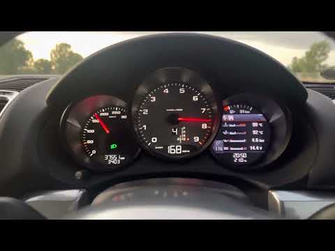 Porsche Boxster S 981 pdk 100-200km acceleration! nice sound!