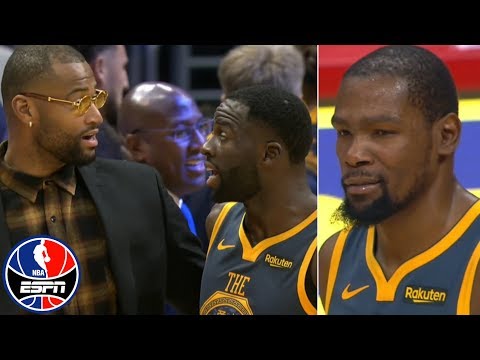Kevin Durant, Draymond Green get heated at end of regulation vs. Clippers | NBA on ESPN