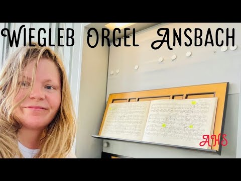 Wiegleb Orgel Ansbach (1739/2007) - Orgel Vlog AHS, Bach Orgel St. Gumbertus. Bügeleisen-Schweller
