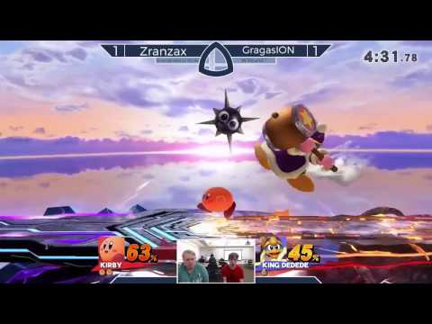 Sm4sh@Mines 42 - Zranzax (Kirby) Vs. GragasION (King Dedede) - Winners Round 1