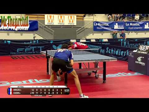 Table Tennis France Youth Open 2015 - Alexandre Cassin Vs Can Akkuzu - (Junior Final)