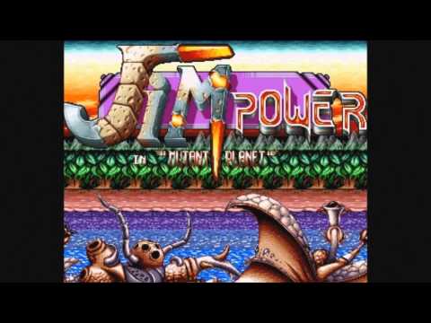 Jim Power in Mutant Planet Amiga