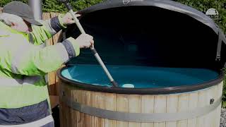 How to Light a Wood Fired Hot Tub - Loch Tay Highland Lodges